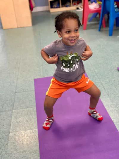 Child at Little Heaven Daycare